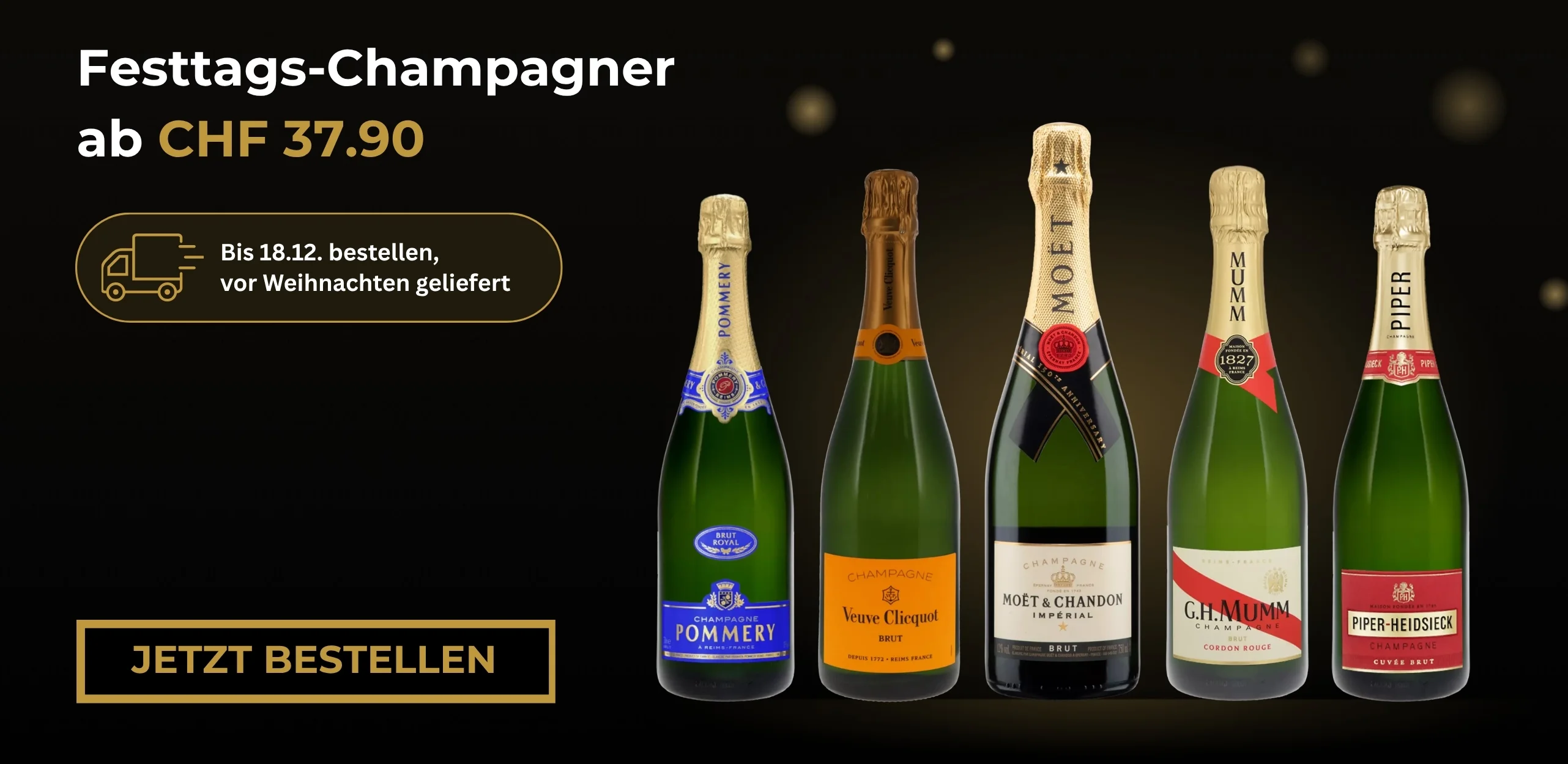 Champagner Banner